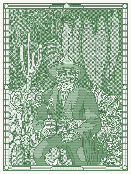 The Botanist (Silketrykk)