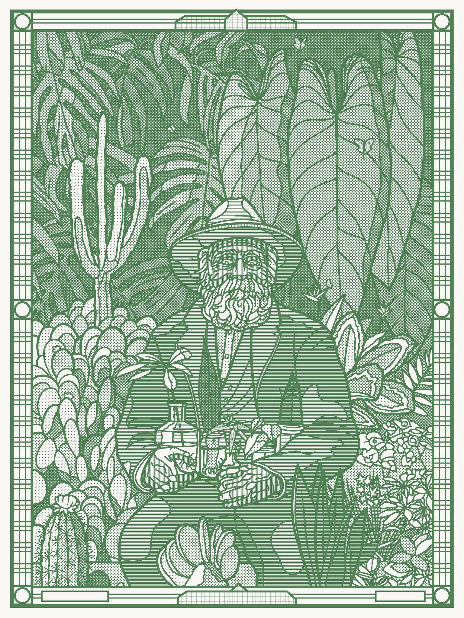 The Botanist (Silketrykk)