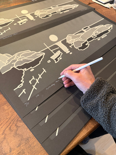 Kystlandskap Måne (Fosfor)