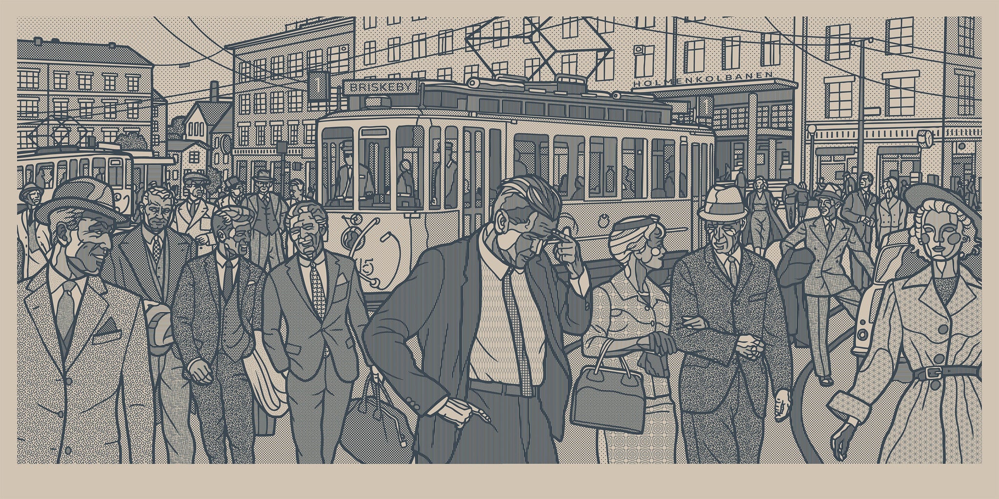 Majorstukrysset XL (Canvas)