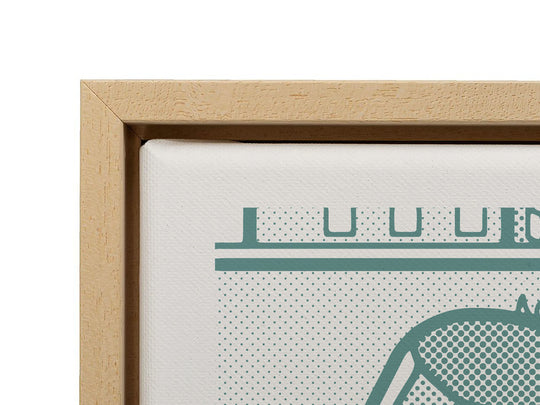 Rådhusplassen XL (Canvas, to farger)